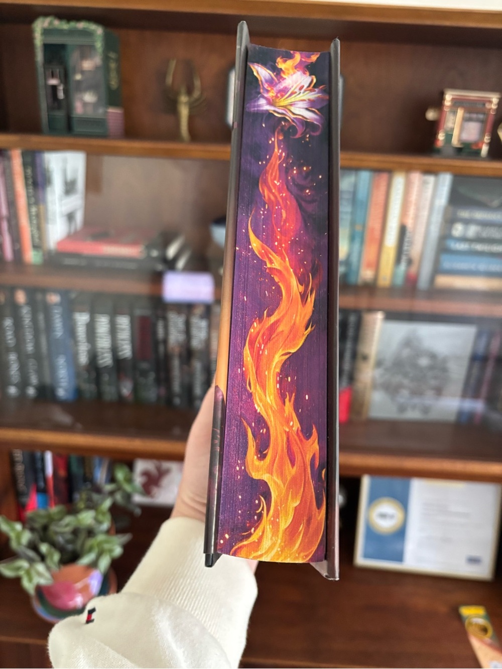 For Whom the Belle Tolls by Jaysea Lynn - Dark Floral Hardcover Sprayed Edges - Picture 2 of 3